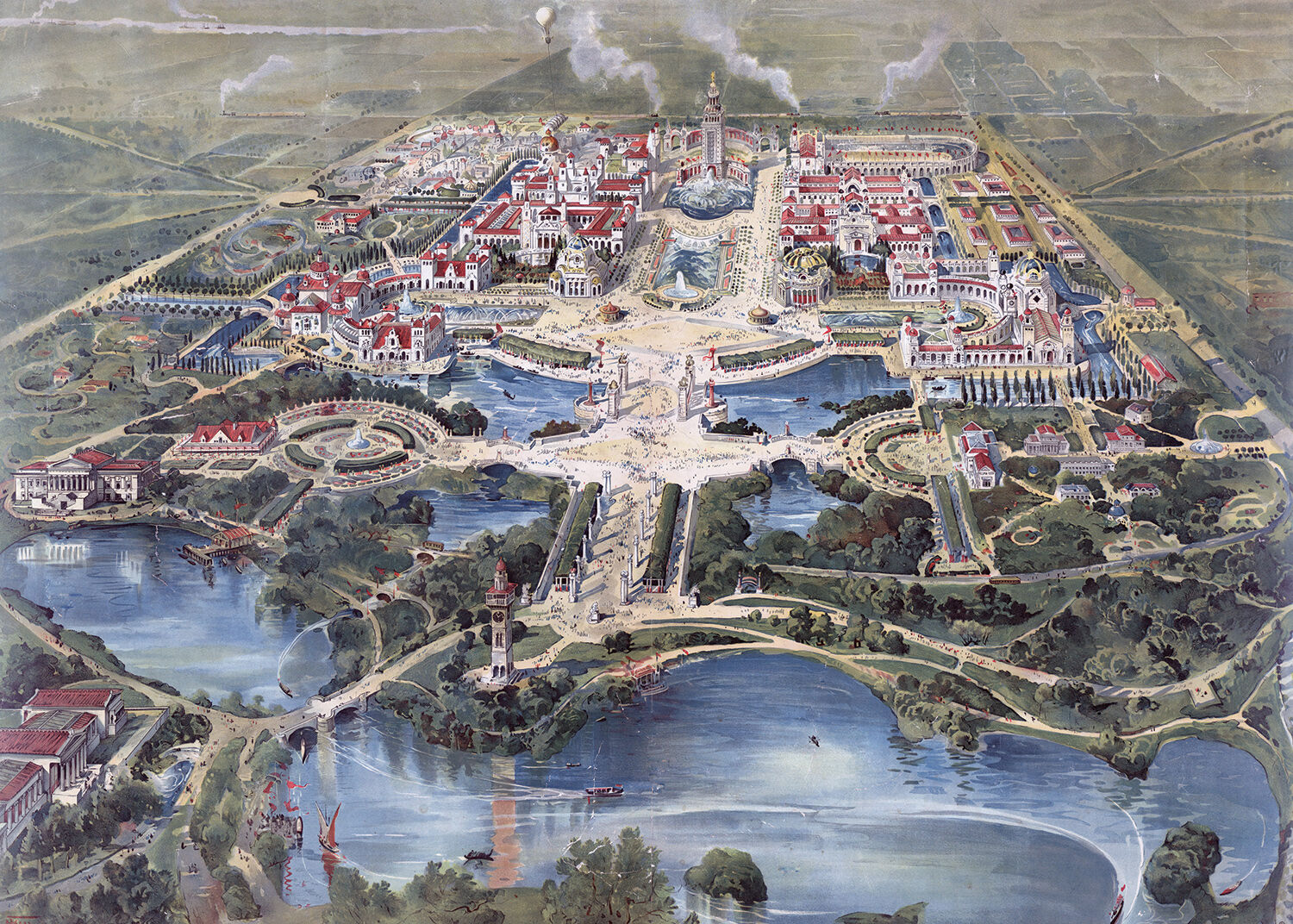 Bird's,Eye,View,Of,The,Pan-american,Exposition,,Buffalo,,May,1